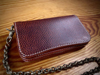 Special Trucker Wallet Vintage Russet Bicolor TexuCrafts